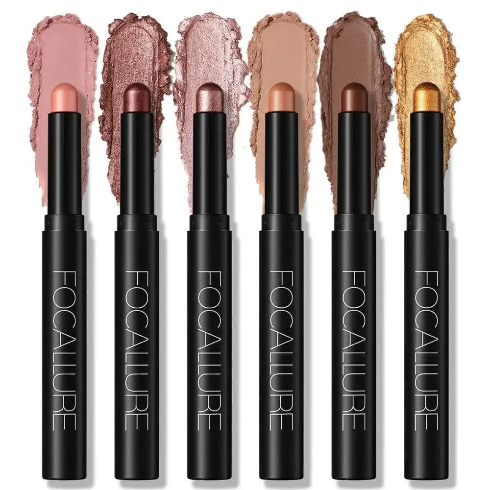 6pcs Shimmer Cream-Eyeshadow Stick Set - Image 15