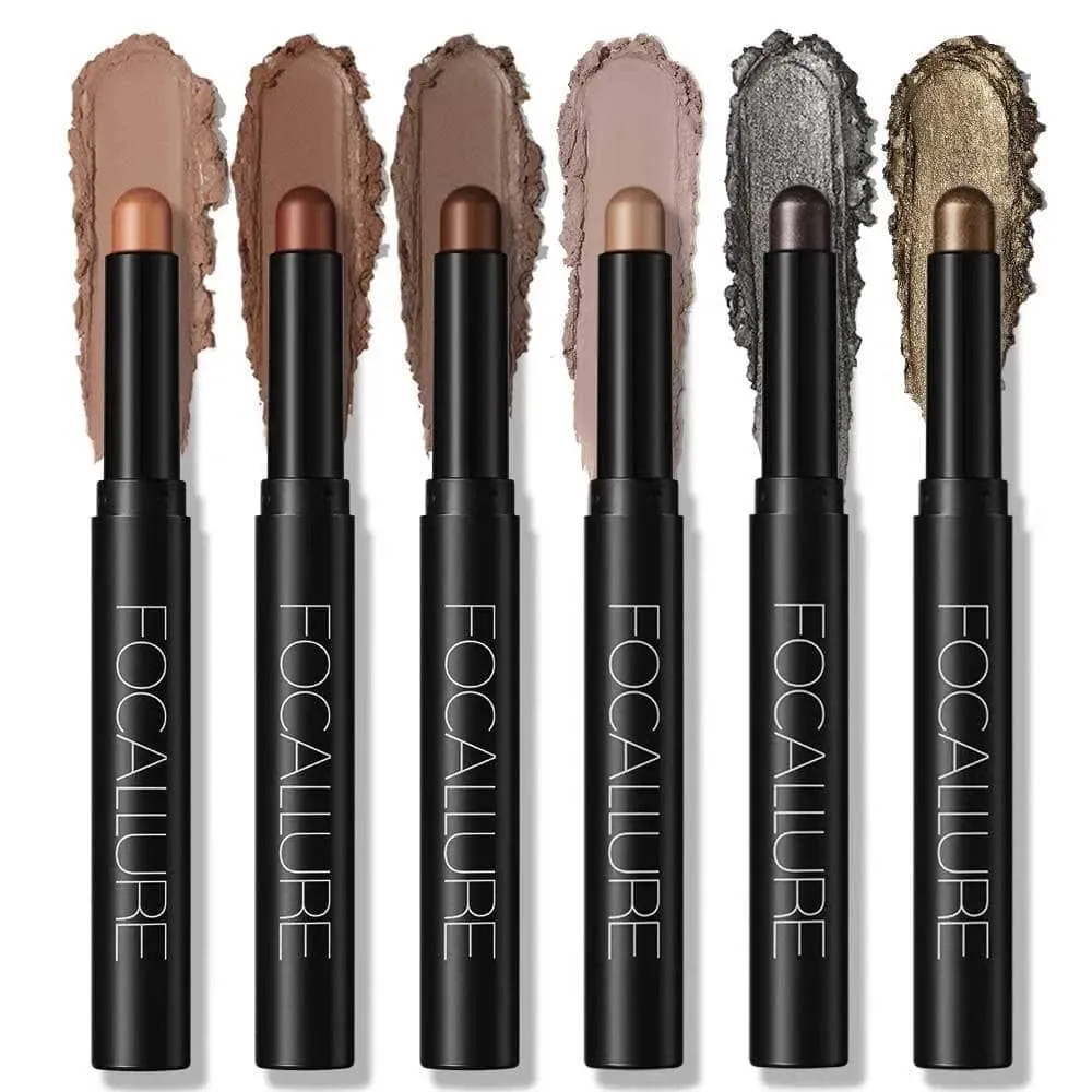 6pcs Shimmer Cream-Eyeshadow Stick Set - Image 22