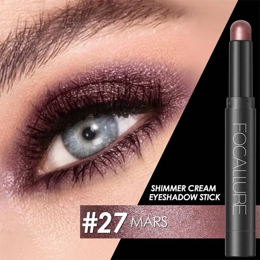 6pcs Shimmer Cream-Eyeshadow Stick Set - Image 4