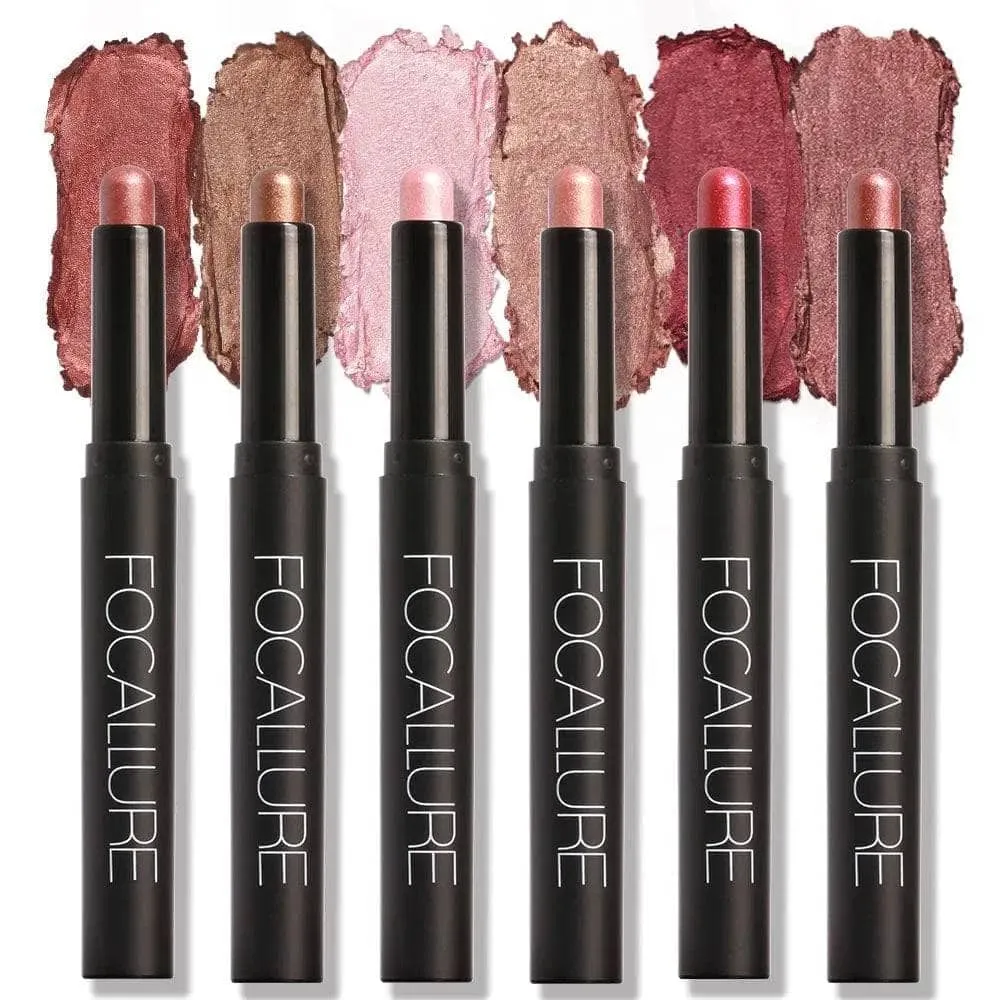 6pcs Shimmer Cream-Eyeshadow Stick Set - Image 8