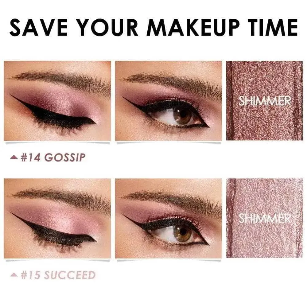 2Pcs Shimmer Cream-Eyeshadow Stick Kit - Image 18