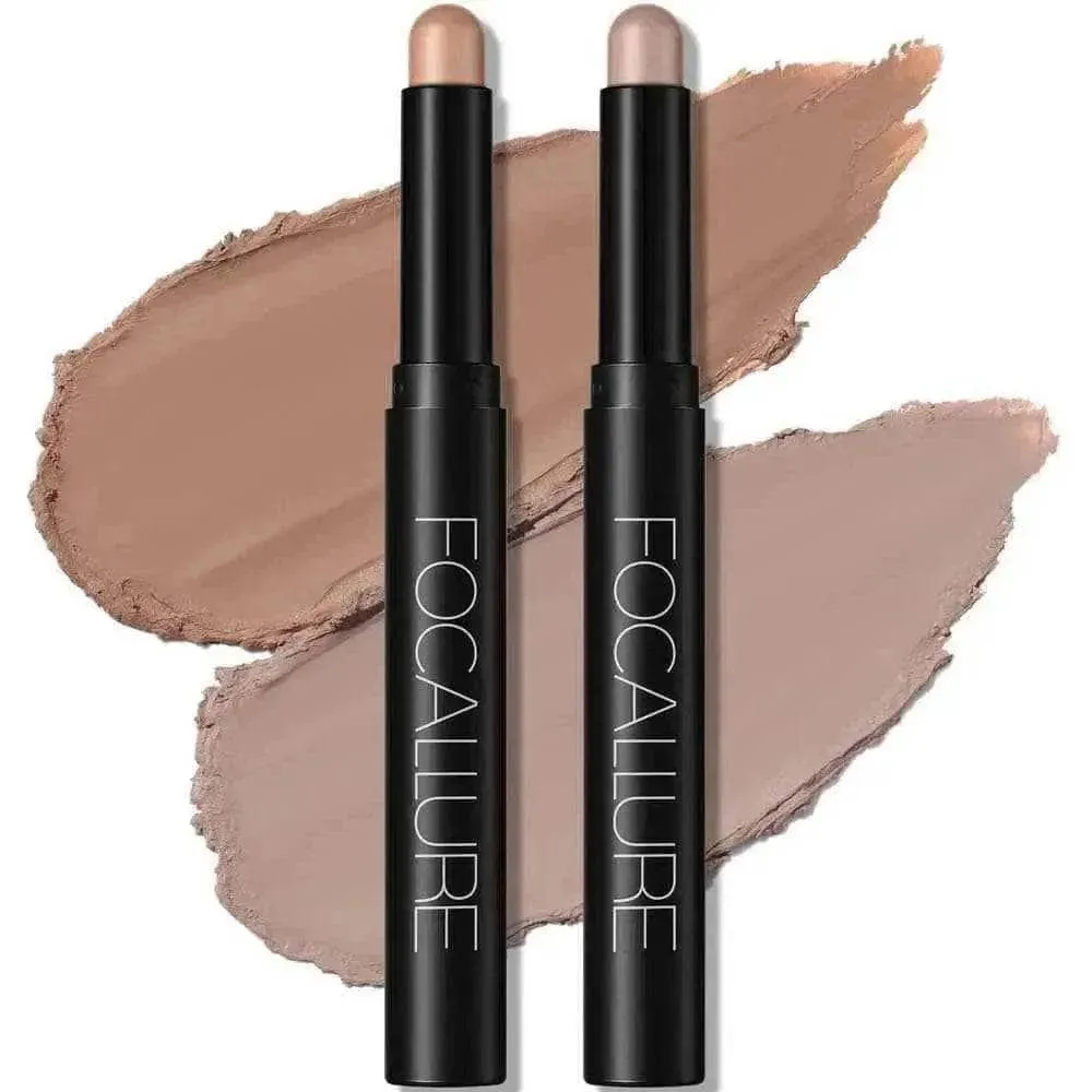 2Pcs Shimmer Cream-Eyeshadow Stick Kit - Image 26