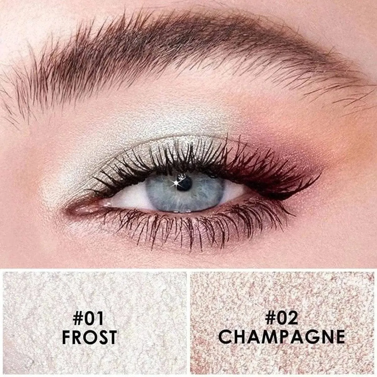2Pcs Shimmer Cream-Eyeshadow Stick Kit - Image 3