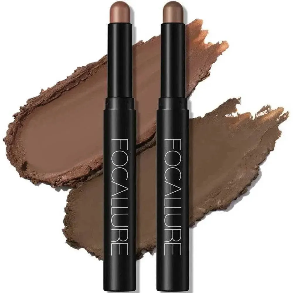2Pcs Shimmer Cream-Eyeshadow Stick Kit - Image 30