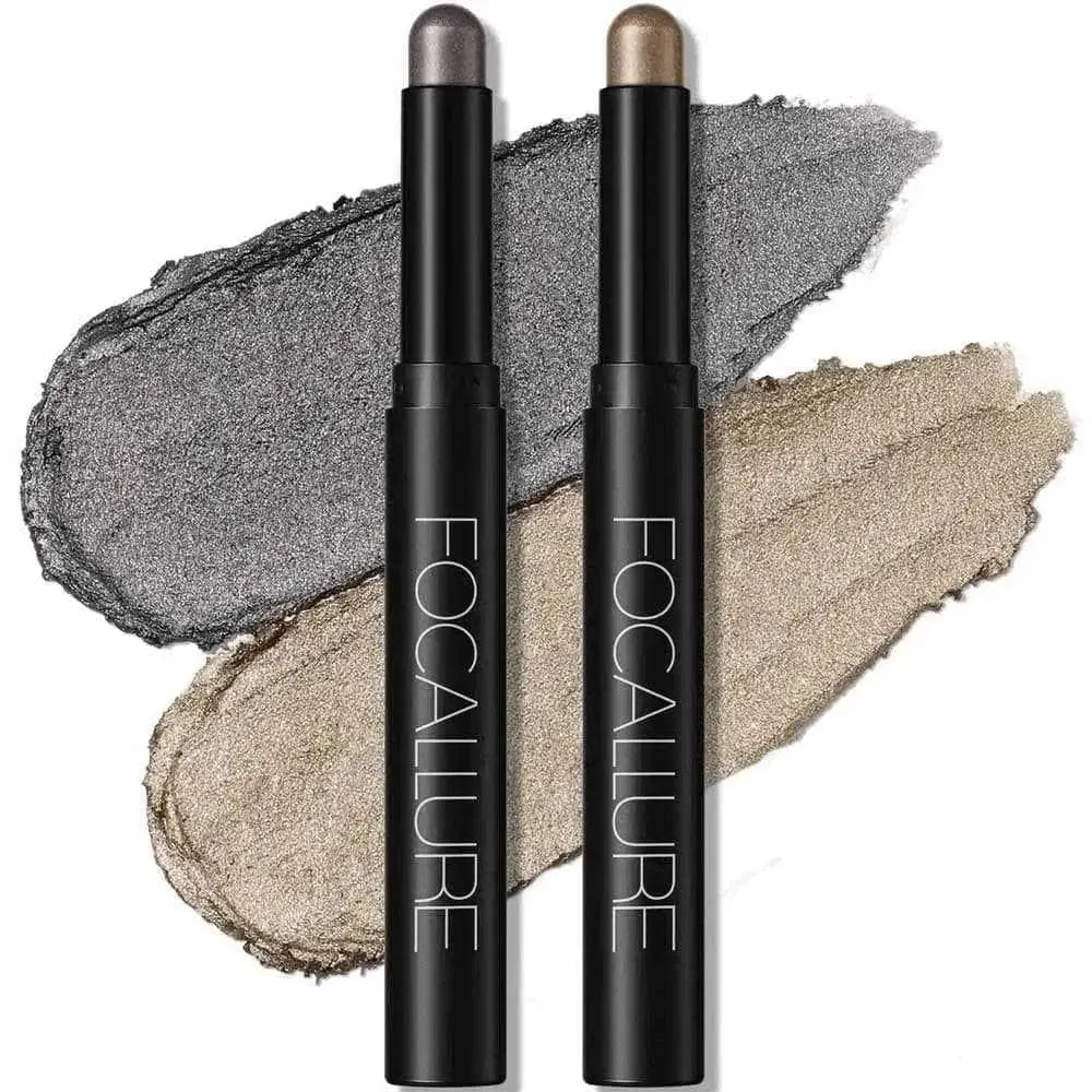 2Pcs Shimmer Cream-Eyeshadow Stick Kit - Image 33