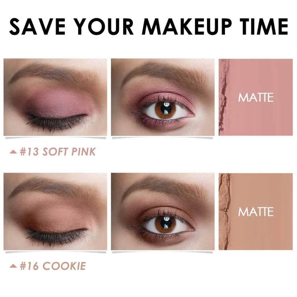2Pcs Shimmer Cream-Eyeshadow Stick Kit(#13 & #16) - Image 3