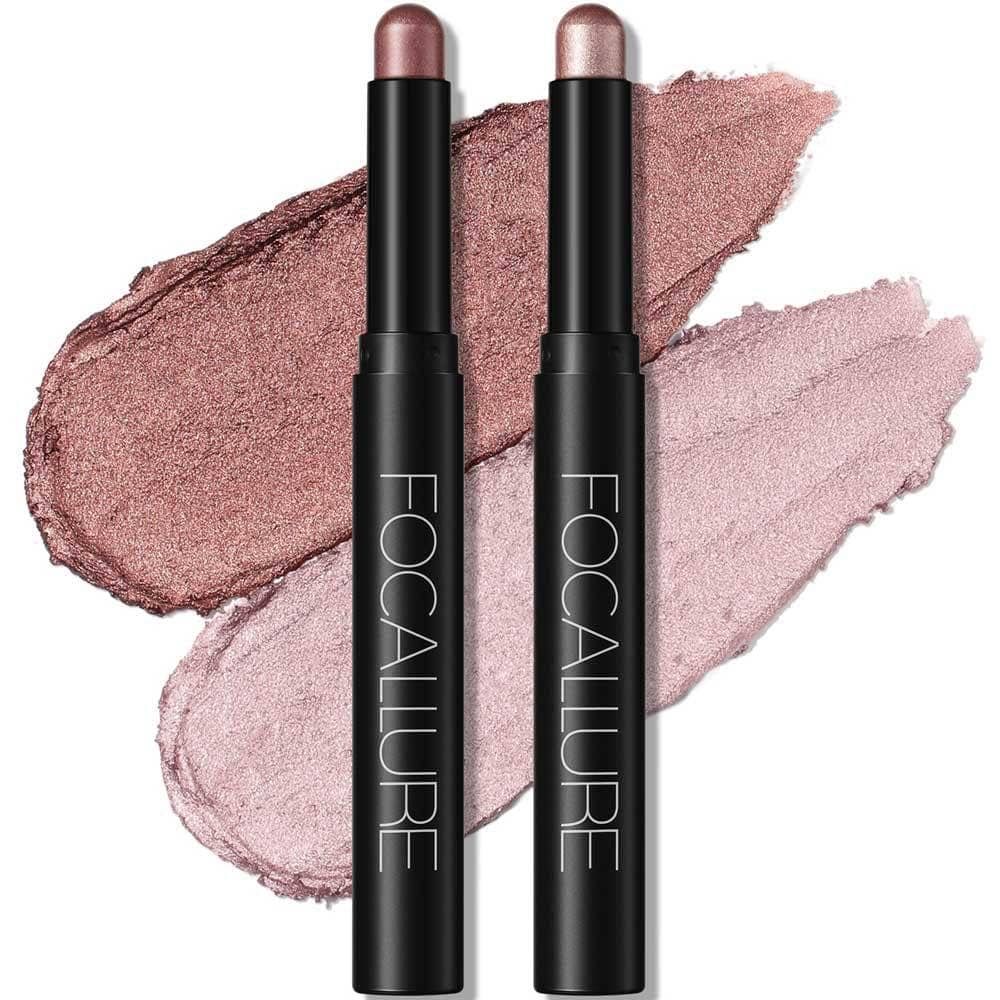 2Pcs Shimmer Cream Eyeshadow Stick Kit - Image 15