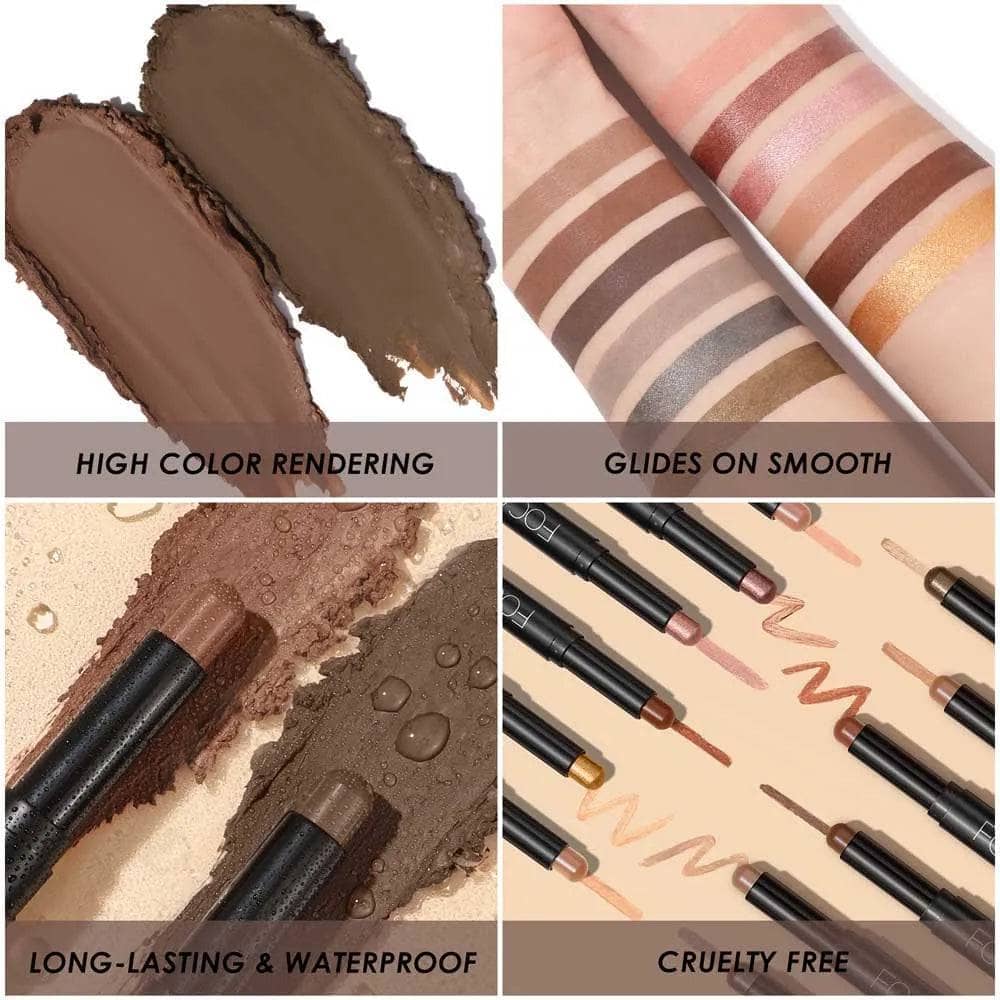 2Pcs Shimmer Cream-Eyeshadow Stick Kit（#20 & #21） - Image 7