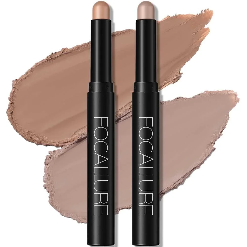 2Pcs Shimmer Cream Eyeshadow Stick Kit - Image 20