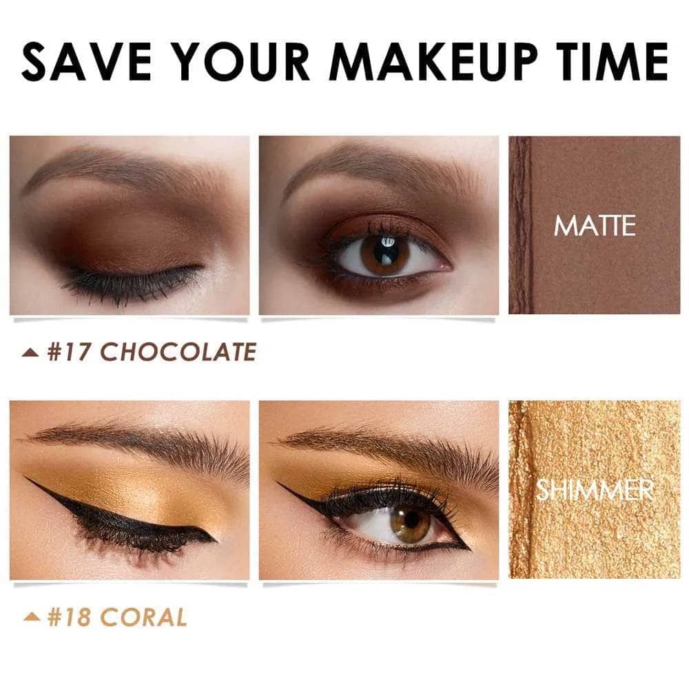 2Pcs Shimmer Cream-Eyeshadow Stick Kit（#23 & #24） - Image 21