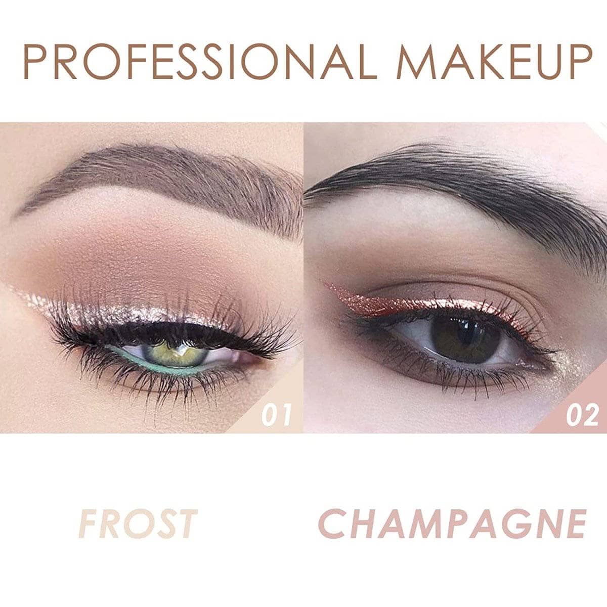 2Pcs Shimmer Cream Eyeshadow Stick Kit - Image 4