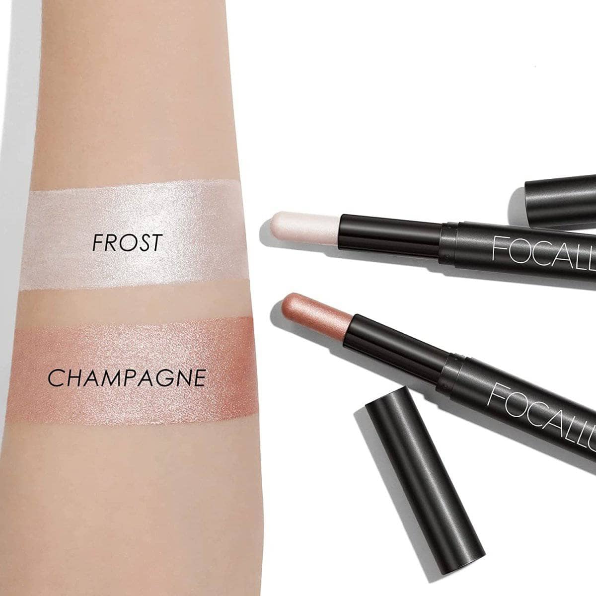2Pcs Shimmer Cream Eyeshadow Stick Kit - Image 5