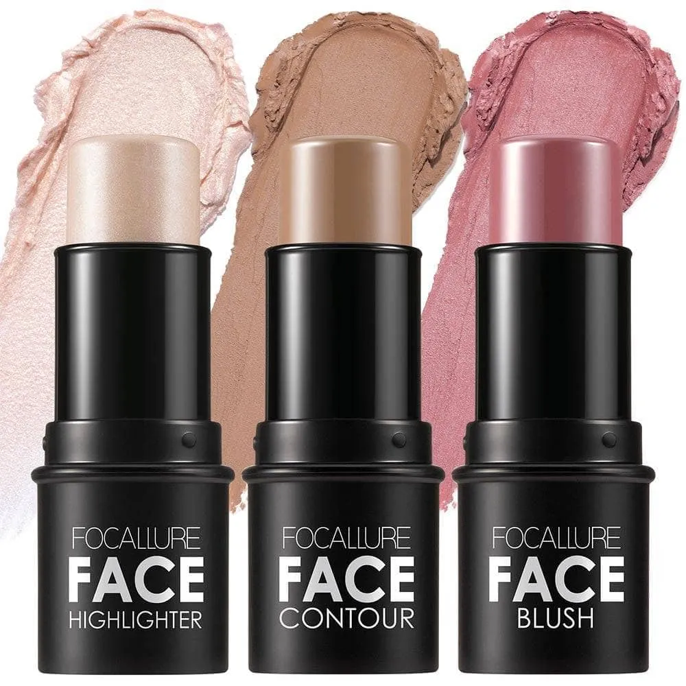 3Pcs Contour Makeup Kit - Image 24