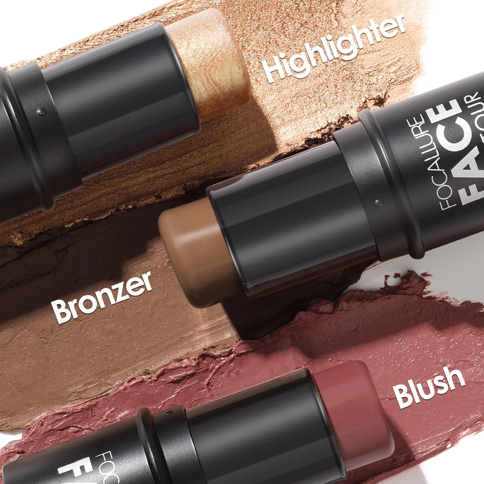3Pcs Contour Makeup Kit - Image 31