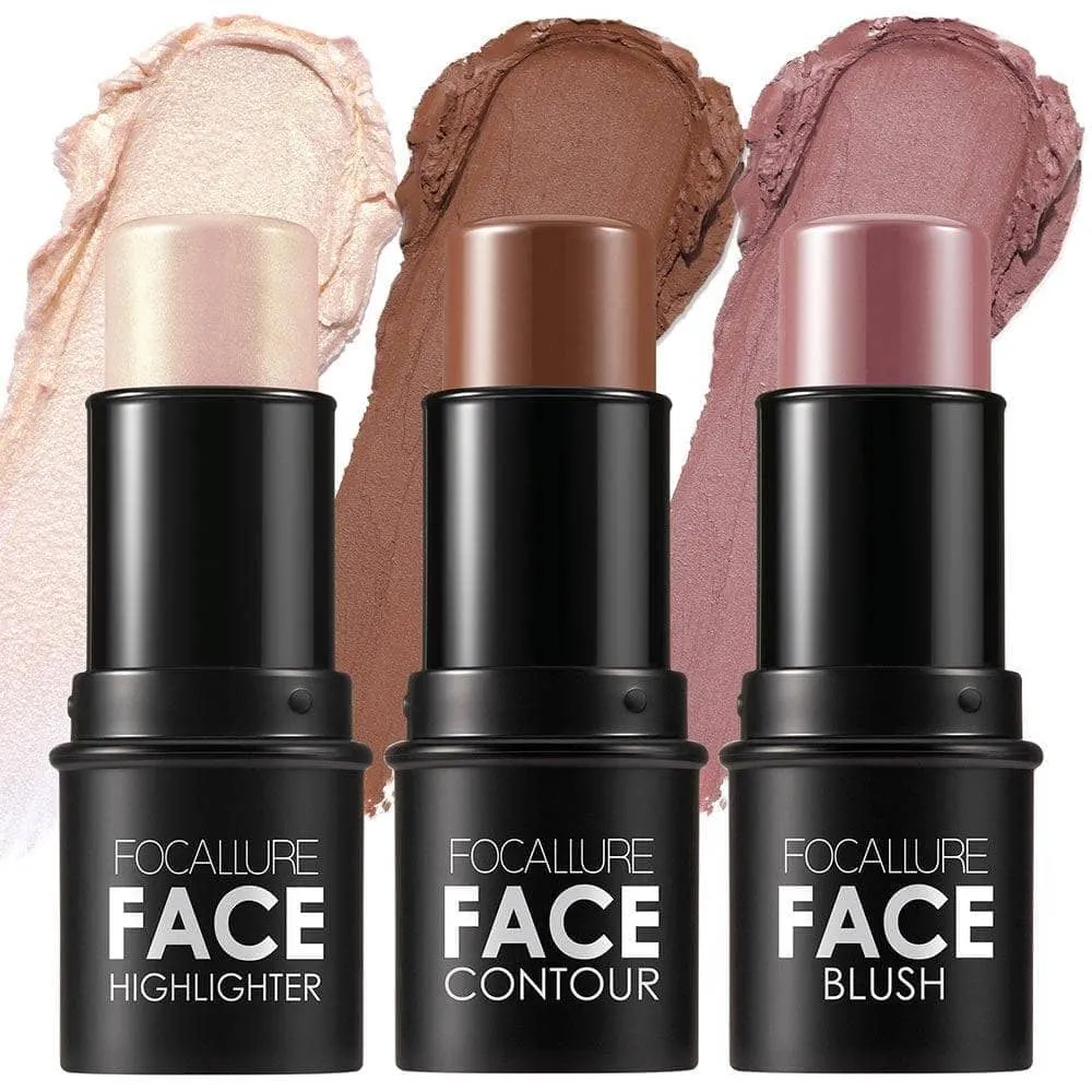 3Pcs Contour Makeup Kit - Image 7