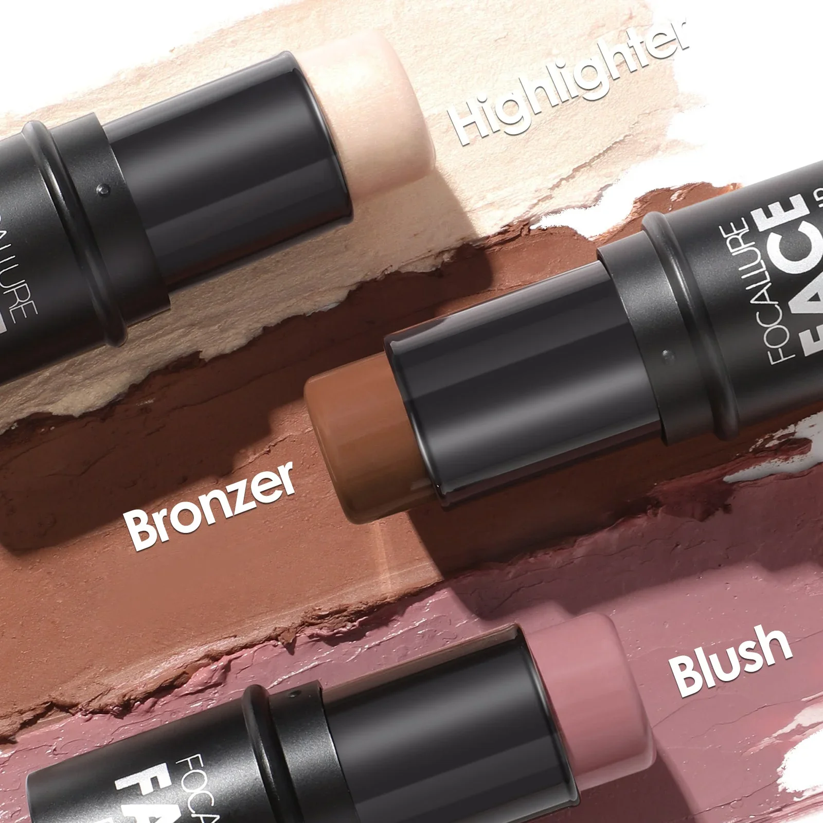 3Pcs Contour Makeup Kit - Image 8