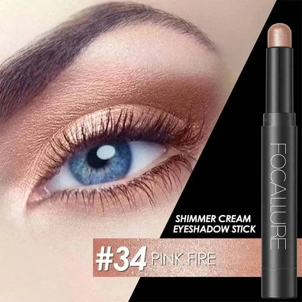 6pcs Shimmer Cream-Eyeshadow Stick Set #13-18 - Image 12