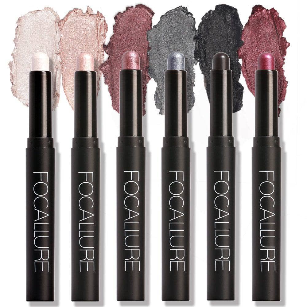 6pcs Shimmer Cream-Eyeshadow Stick Set #19-24 - Image 21