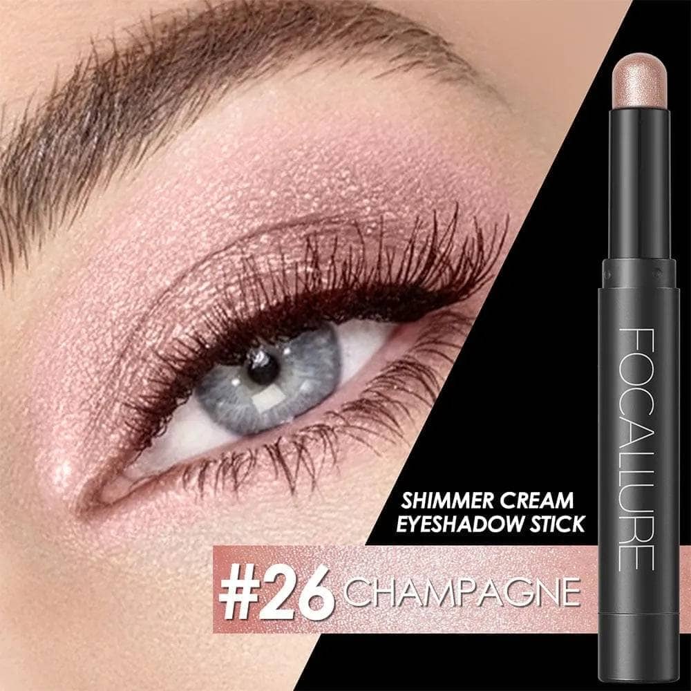 6pcs Shimmer Cream-Eyeshadow Stick Set #7-12 - Image 10