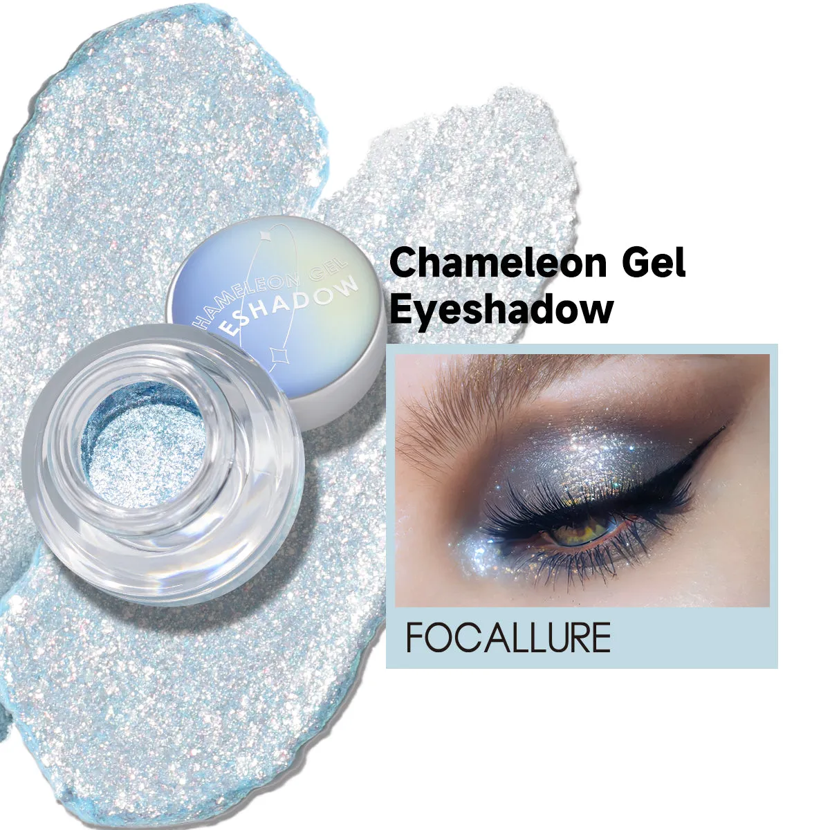 Multichrome Chameleon Gel Eyeshadow #02 UNICORN TEAR - Image 37